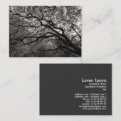 Magnolia Tree in Blossom 01 Visitenkarte (Vorne/Hinten)