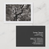 Magnolia Tree in Blossom 03 (besetzt) Visitenkarte (Vorne/Hinten)