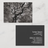 Magnolia Tree in Blossom 03 Visitenkarte (Vorne/Hinten)