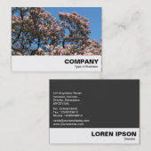 Magnolia Tree in Blossom Visitenkarte (Vorne/Hinten)