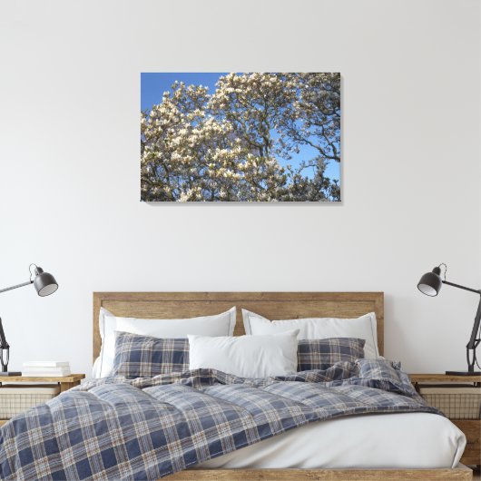 Magnolia Tree Leinwanddruck (Insitu (Schlafzimmer))