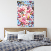 Magnolia Tree Leinwanddruck (Insitu (Schlafzimmer))