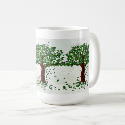 Magnolia Tree Tasse (VorderseiteRechts)