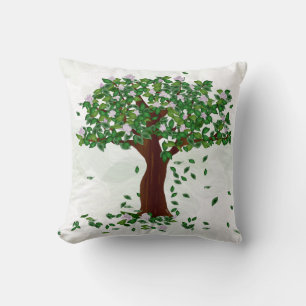 Magnolia Tree Throw Kissen