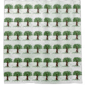 Magnolia Trees Duschvorhang (Vorderseite)