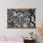 Magnolia Trees in Blossom 02 Wandteppich Mit Holzrahmen (Schlafzimmer)