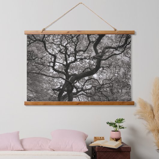 Magnolia Trees in Blossom 03 Wandteppich Mit Holzrahmen (Schlafzimmer)