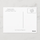 Magnolia und Iris Landschaftlich Inspiration Postkarte (Rückseite)