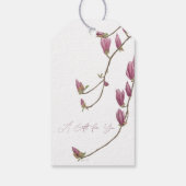 Magnolia Vine - Geschenk Tag Geschenkanhänger (Rückseite)