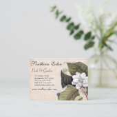 Magnolia Vintag Garden Visitenkarte (Stehend Vorderseite)