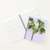 Magnolia Vintage botanische Illustration Notizblock (Innenseite)