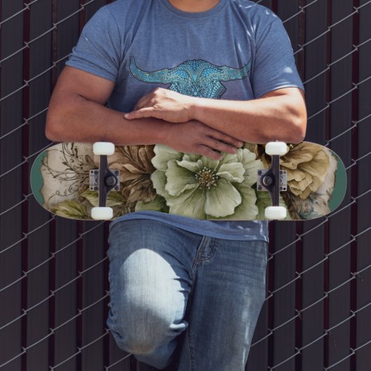 Magnolia Vintage Skateboard (Außenbereich 3)