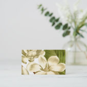 Magnolia-Visitenkarte Visitenkarte (Stehend Vorderseite)