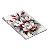 Magnolia - Watercolor flowers Notizblock (Rechte Seite)