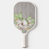 Magnolia Watercolor Pickleball Paddle (Rückseite)