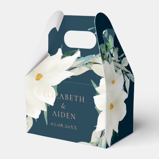 Magnolia Wedding Blue Geschenkschachtel (Vorderseite)