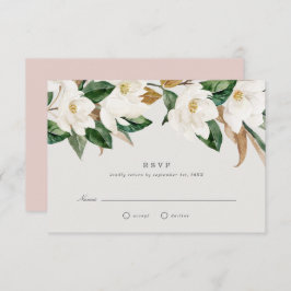 Magnolia Wedding RSVP Einladung