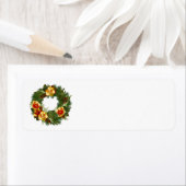 Magnolia Wreath Address Labels (Insitu)