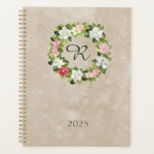 Magnolia Wreath mit Rose Planer (Vorderseite)
