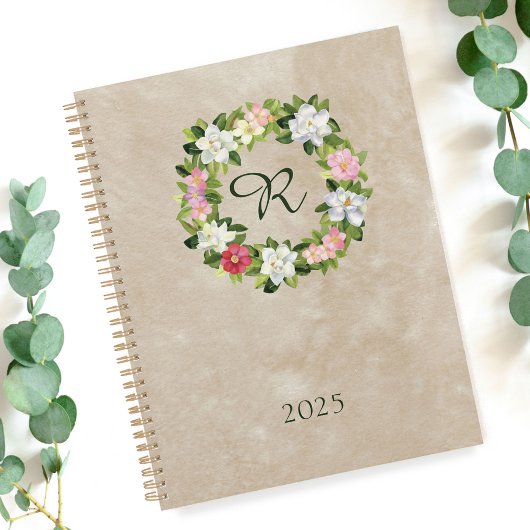 Magnolia Wreath mit Rose Planer