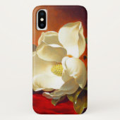 Magnolia zu Red Velvet Martin Johnson Heade Case-Mate iPhone Hülle (Rückseite)