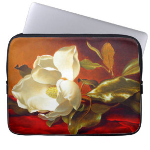 Magnolia zu Red Velvet Martin Johnson Heade Laptopschutzhülle