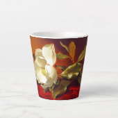Magnolia zu Red Velvet Martin Johnson Heade Milchtasse (Vorderseite)