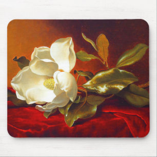 Magnolia zu Red Velvet Martin Johnson Heade Mousepad