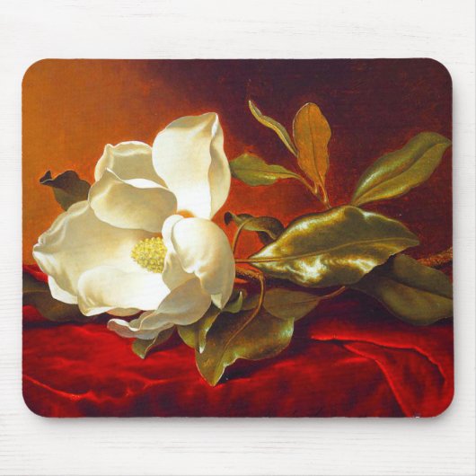 Magnolia zu Red Velvet Martin Johnson Heade Mousepad (Vorne)