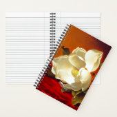 Magnolia zu Red Velvet Martin Johnson Heade Notizblock (Innen)