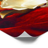 Magnolia zu Red Velvet Martin Johnson Heade Poster (Ecke)