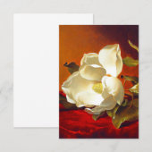 Magnolia zu Red Velvet Martin Johnson Heade RSVP Karte (Vorne/Hinten)