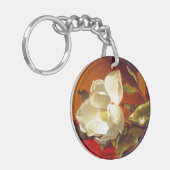 Magnolia zu Red Velvet Martin Johnson Heade Schlüsselanhänger (Vorderseite links)