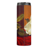 Magnolia zu Red Velvet Martin Johnson Heade Thermosbecher (Rückseite)