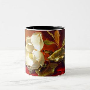 Magnolia zu Red Velvet Martin Johnson Heade Zweifarbige Tasse