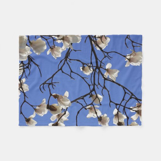 Magnolias blühen fleecedecke (Vorderseite (Horizontal))