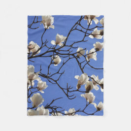 Magnolias blühen fleecedecke