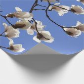 Magnolias blühen geschenkpapier (Ecke)