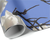 Magnolias blühen geschenkpapier (Rolleneckpunkt)
