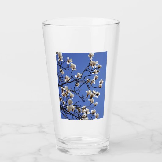 Magnolias blühen glas (Vorderseite)