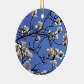 Magnolias blühen keramik ornament (Rechts)