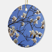 Magnolias blühen keramik ornament (Links)