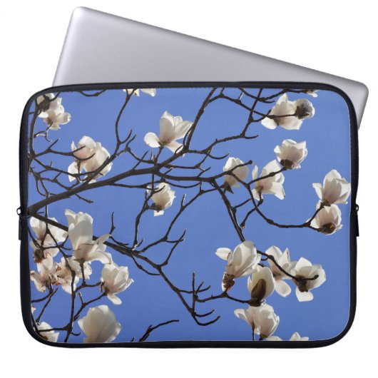 Magnolias blühen laptopschutzhülle (Vorderseite)