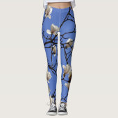 Magnolias blühen leggings (Vorderseite)