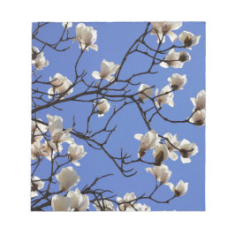 Magnolias blühen notizblock