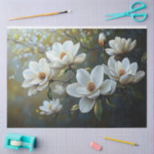 Magnolias Decoupage Seidenpapier (Basteln)