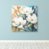 Magnolias Leinwanddruck (Insitu (Holzboden))