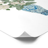 Magnolias Magnolias Dragon Blue Ginger Jars Jar Poster (Ecke)