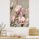 Magnolias Poster (Küche)