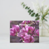 Magnolias Postkarte (Stehend Vorderseite)
